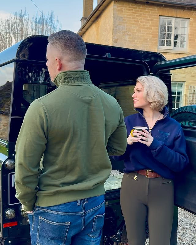 Instagram post by @littlegreendefender for Cotswold Fox Clothing. Caption reads: Fuelled for Cotswold adventures. Ad Final checks....