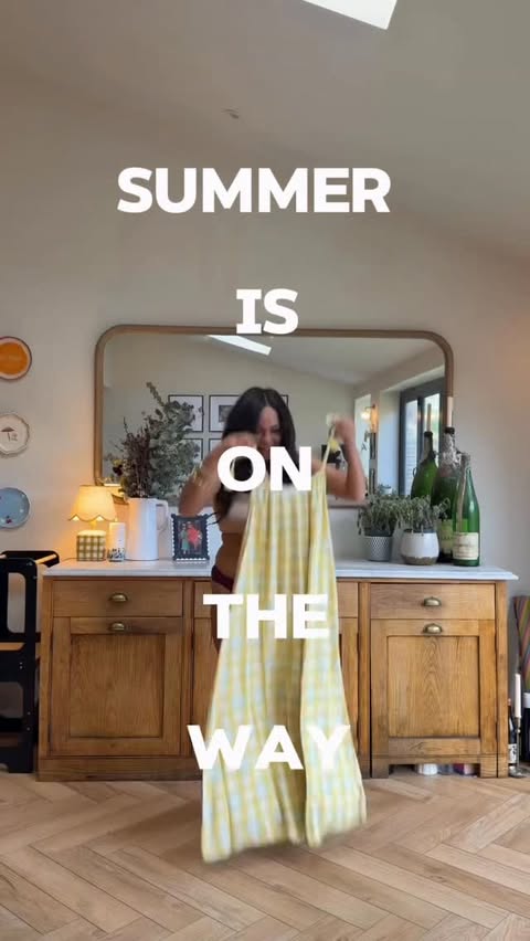 Instagram post by an influencer for FatFace. Caption reads: [...] & dig out the summer dresses. @fatface has....