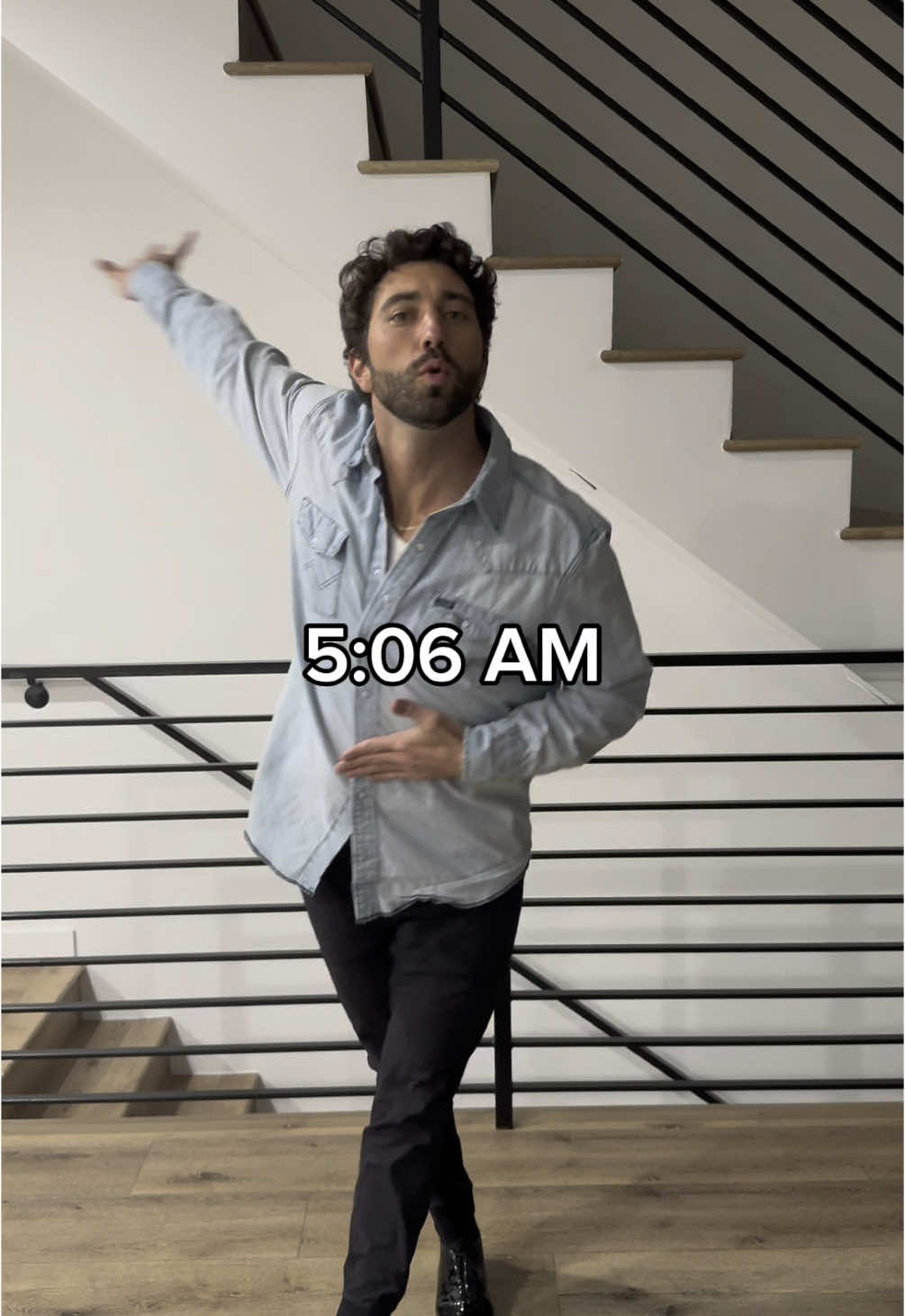 TikTok post by @joeygraziadei for Vital Proteins. Caption reads: Morning Routine just in case someone asks me to....