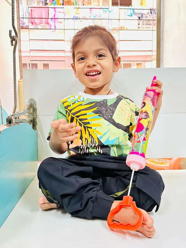 Instagram post by @thegreatindianexplorer for FirstCry. Caption reads: #collaboration with @firstcry Splash the colors of....