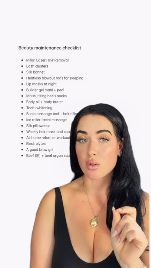 Instagram post by @luyah for Milan Laser Hair Removal. Caption reads: Things I swear by to make my everyday routine that....