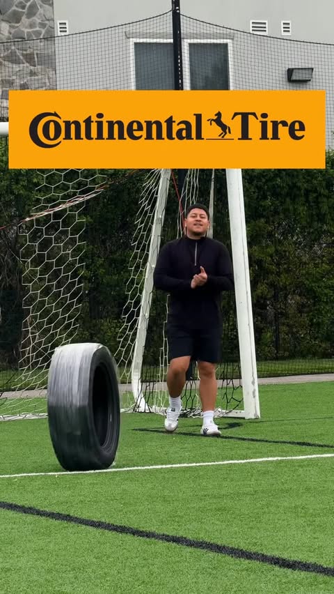 Instagram post by @imluppe for Continental Tire. Caption reads: [...] HARDER THAN IT LOOKS 😂....