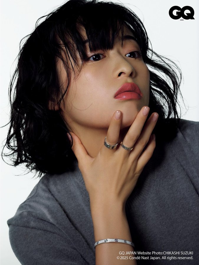 Instagram post by @nana_mori_staff for Cartier. Caption reads: 📖
GQ JAPAN 

#PR.