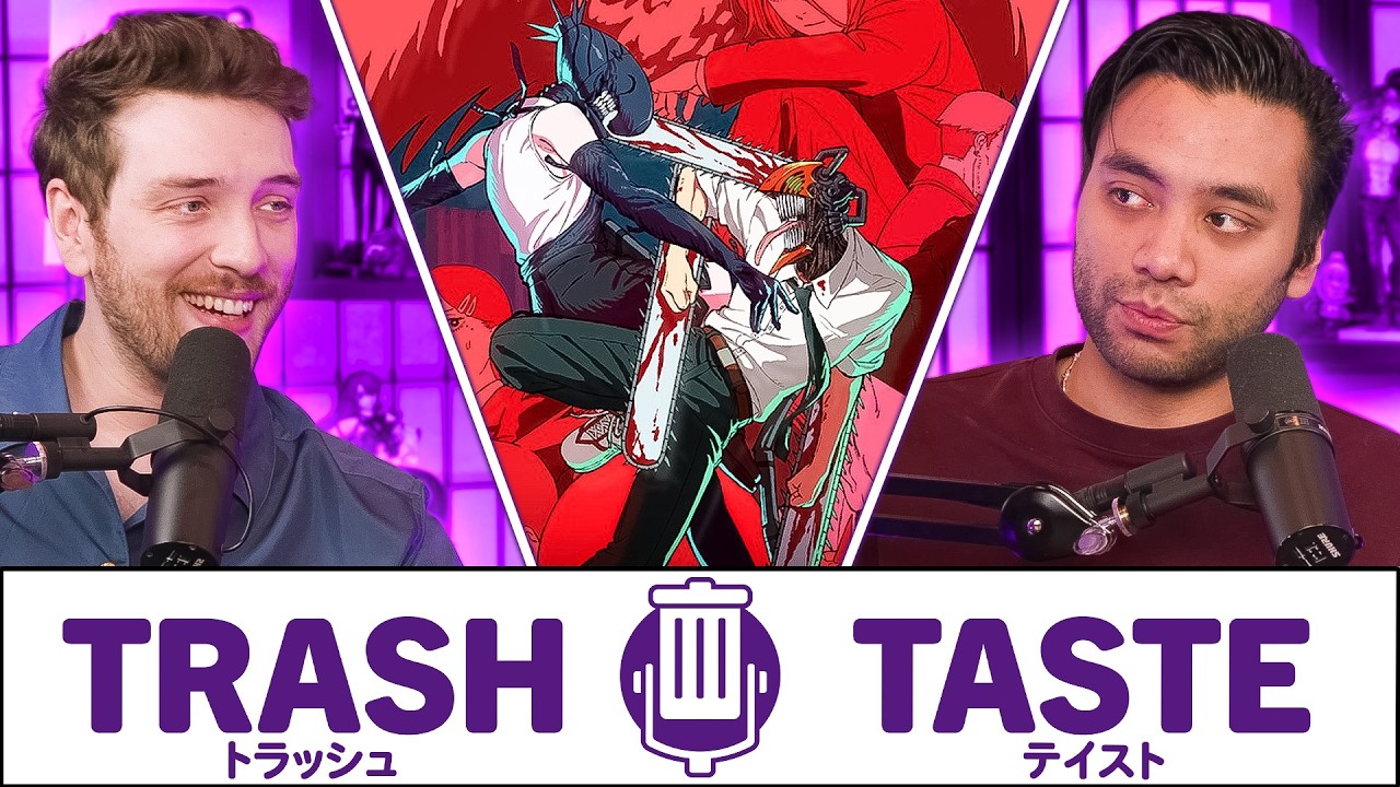 YouTube post by @TrashTaste for Vessi. Caption reads: You NEED to Stop Skipping Anime Movies | Trash....