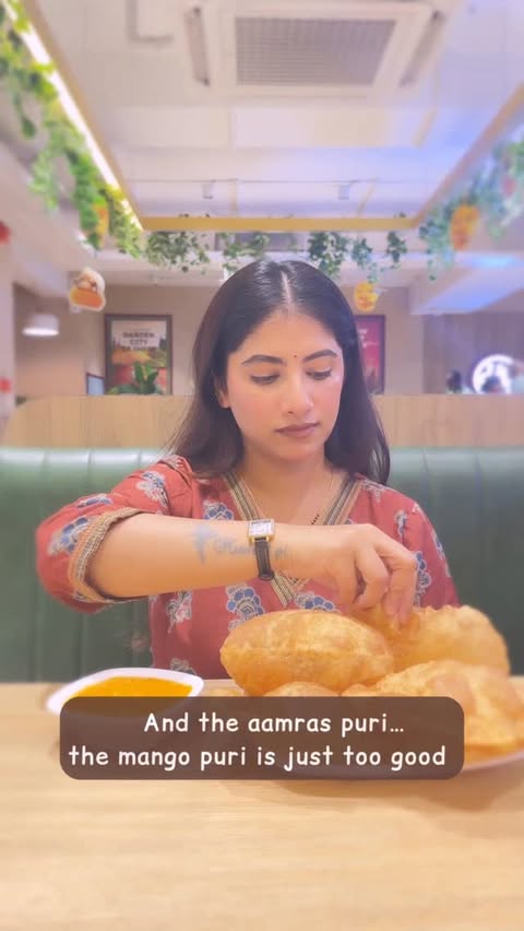 Instagram post by @shreyankanagaraj for Haldiram's. Caption reads: [...] Swiggy. Don’t miss the Aam Ki Kasam 🥭....