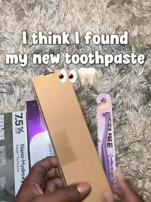 TikTok post by @dykeriaaa for CEELIKE & MSDRWIKEY Oral Care. Caption reads: [...] feels after using this! 🤭 @CEELIKE &....