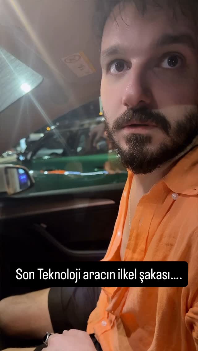Instagram post by @emel__bayar for Tesla. Caption reads: Son teknoloji elektrikli aracın içine son derece....