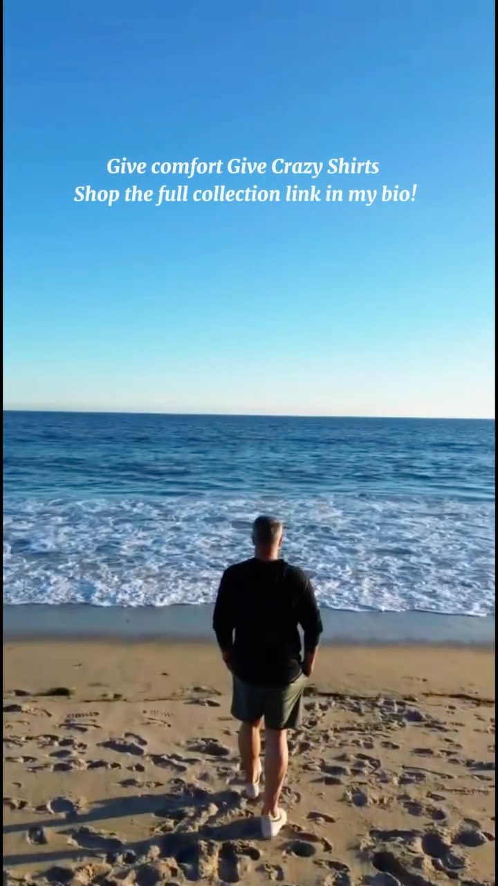 Instagram post by @persian_in_losangeles for Crazy Shirts. Caption reads: Holiday vibes + Crazy comfort 🌴 @crazyshirts....