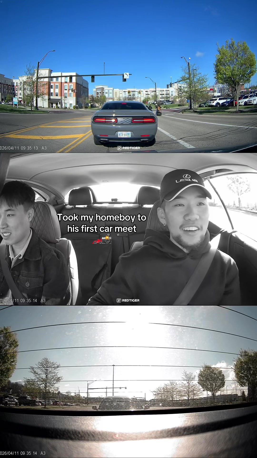 TikTok post by @dopefinds.kev for REDTIGER. Caption reads: [...] I got more clips for the car meet lol....
