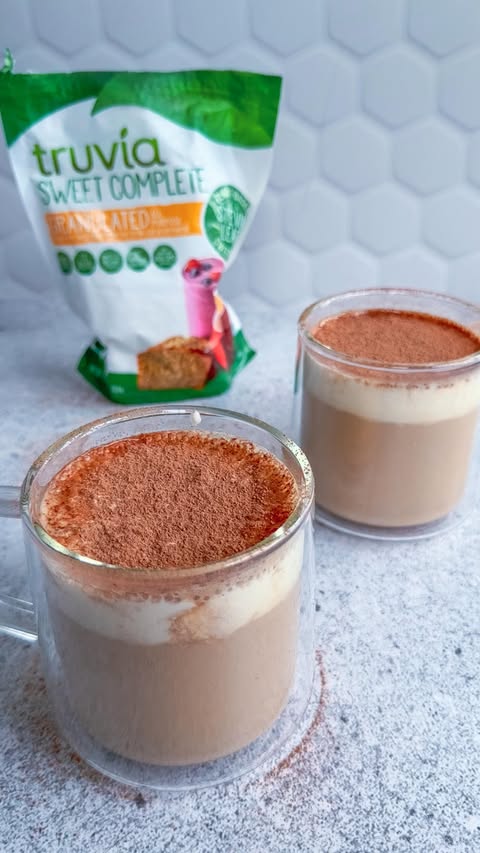 Instagram post by @makefoodlovely for Truvia. Caption reads: [...] lighter on the sugar. ☕🤎

Made with @truvia....