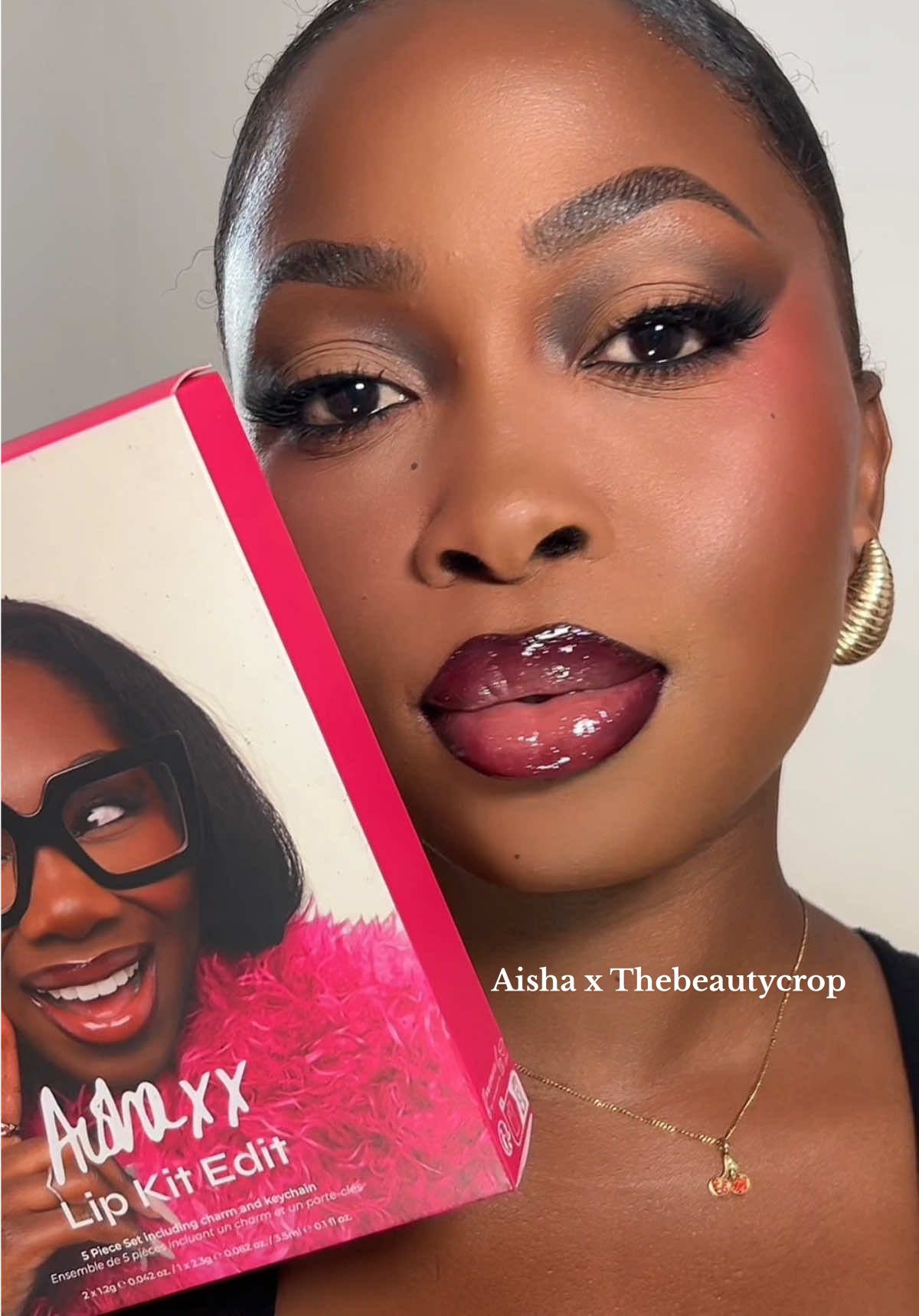 TikTok post by @beautywithtaffy for The Beauty Crop. Caption reads: @Aisha Asunramu✨ baby girl you did that!💐💕....