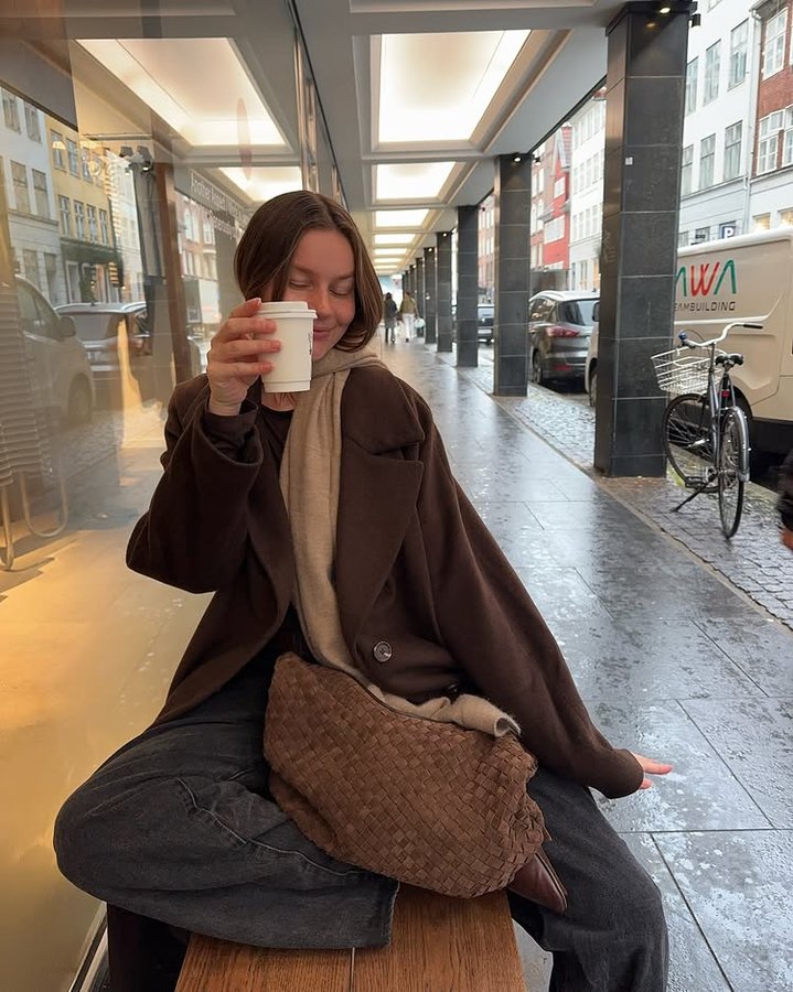 Instagram post by @mathilderavnc for Adax. Caption reads: Very wholesome days in the Copenhagen life....