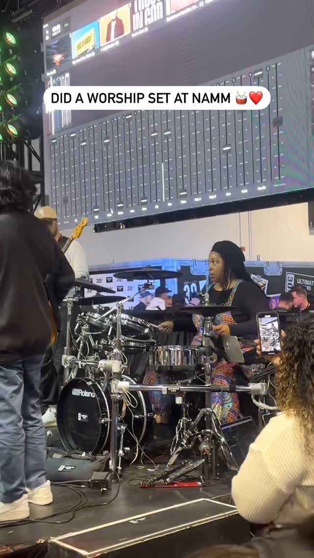 Instagram post by @b.richdrumz for Ultimate Ears. Caption reads: Ya it was cool! 🥁❤️ @ultimateearspro....
