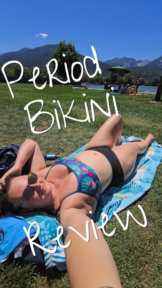 Instagram post by @amy.swims for WUKA. Caption reads: [...] in the south of France again 🏖 👙:....