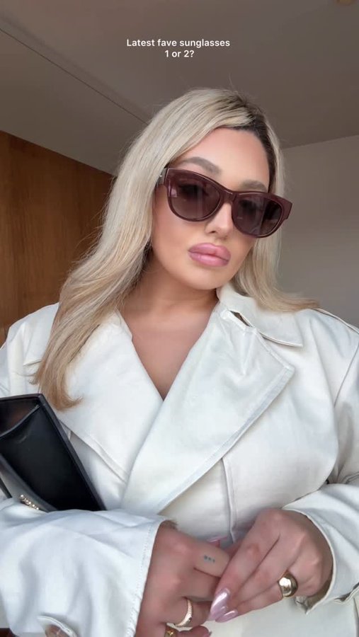 Instagram post by @meettikaa for SOJOS VISION. Caption reads: Latest fave sunglasses 🤍 @sojosvision 
Enjoy 10%....