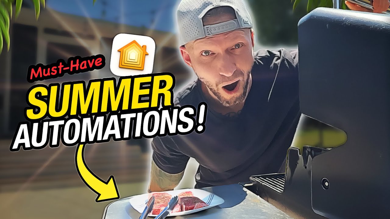 YouTube post by @ShaneCreates for Bringnox. Caption reads: 5 Must-Have Smart Home Automations for Summer!.