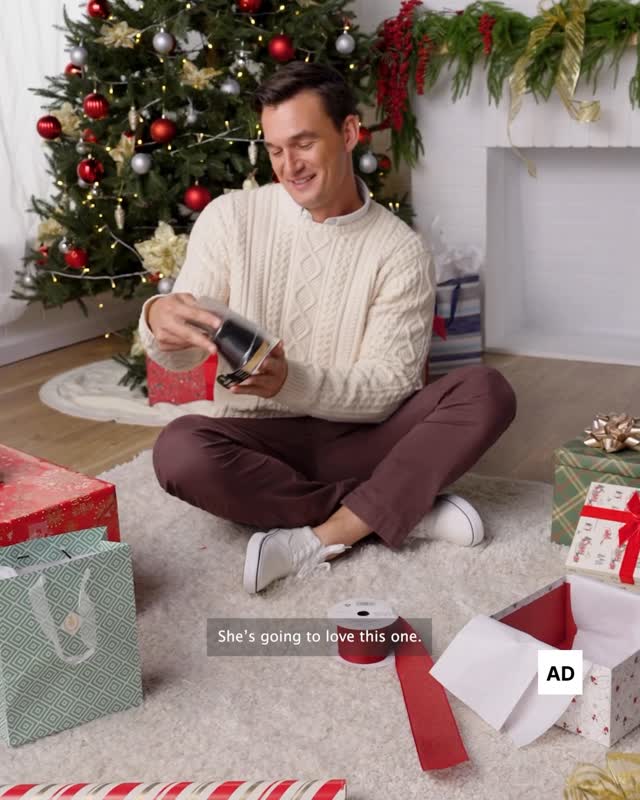 Instagram post by @tylerjcameron for Air Wick US. Caption reads: #ad The holidays can mean a lot of things for....