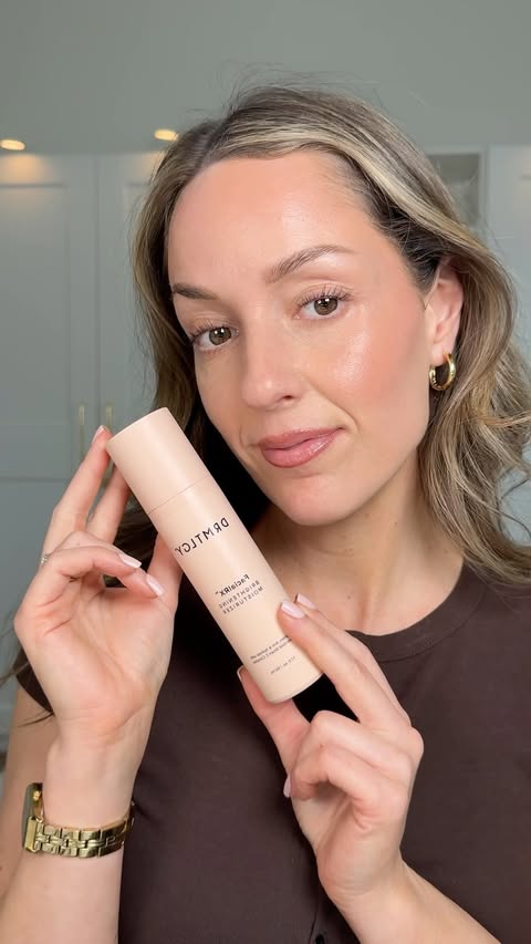 Instagram post by @stephheim_ for DRMTLGY. Caption reads: [...] for makeup that lasts all day using @drmtlgy....