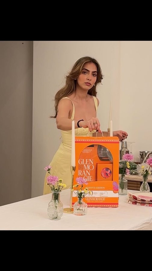 Instagram post by @nikitarawlani for GLENMORANGIE. Caption reads: #AD 

In my at home celebrations era this holiday....