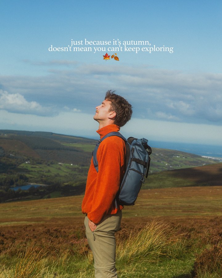 Instagram post by @tadhg_obrien for Wandrd. Caption reads: [...] Garden Of Ireland - Co. Wicklow with my....