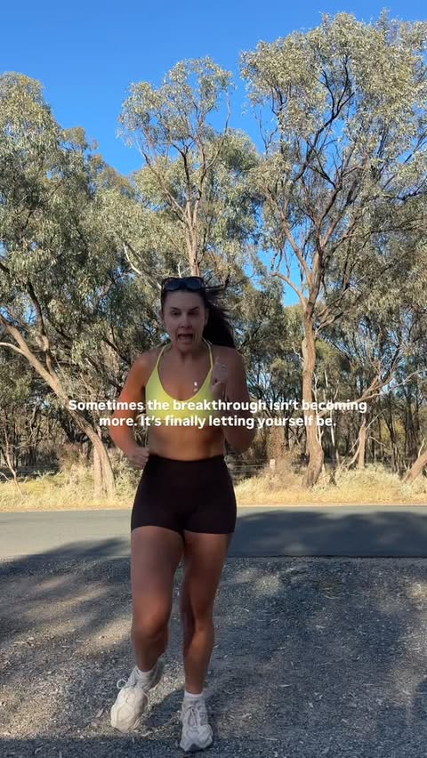 Instagram post by @transforming_kylie for Muscle Nation. Caption reads: [...] good enough for me 💕

Wearing @musclenation....