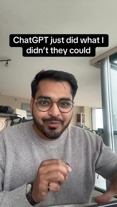 Instagram post by @digitalsamaritan for OpenAI. Caption reads: ChatGPT just did something I didn’t it could! I....