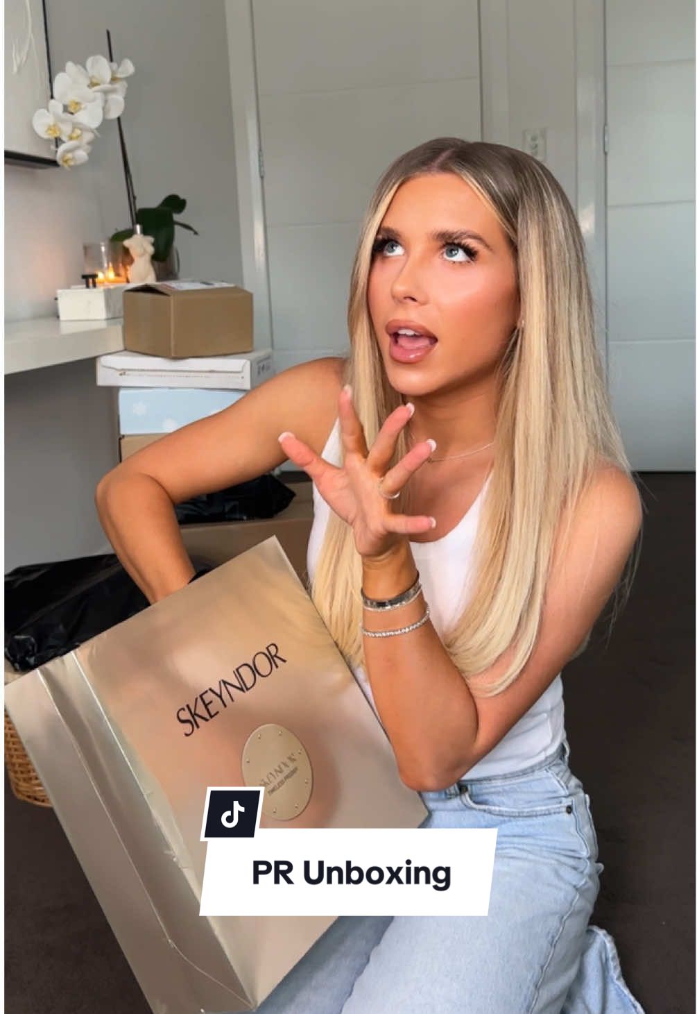 TikTok post by @mitch.greer for FUNDAY Natural Sweets. Caption reads: You know what time it is chooks   @Odd Muse London....