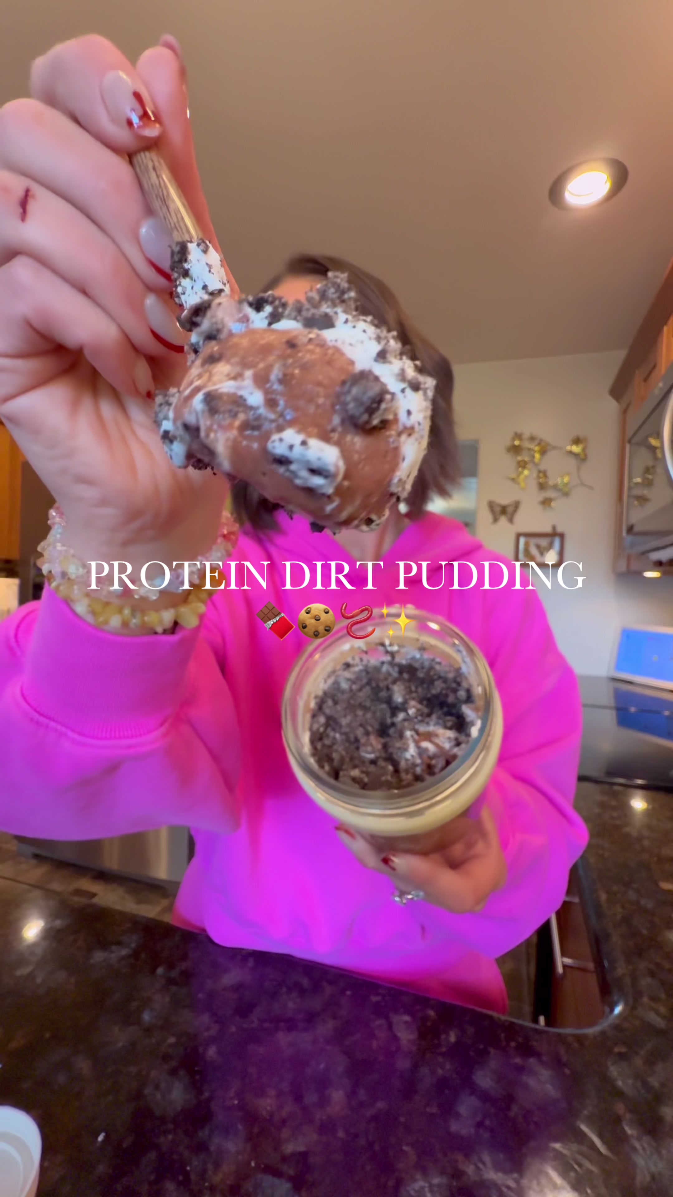 TikTok post by @jenna_bariatricbestie for Clean Simple Eats. Caption reads: [...] fairlife milk - 1 scoop @Clean Simple Eats....