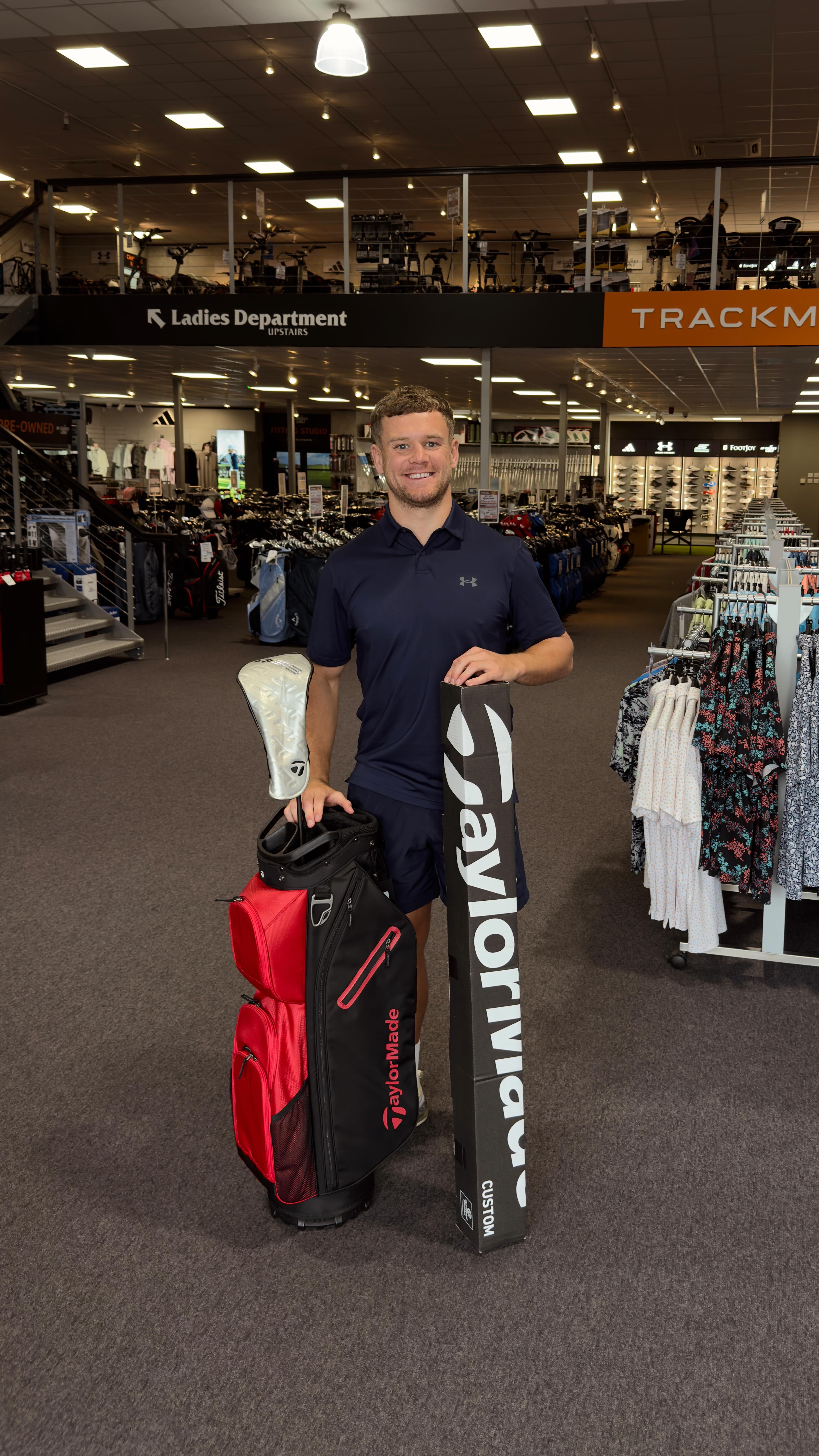 Instagram post by @darcy_graham21 for TaylorMade Golf. Caption reads: Every golfer’s paradise 🤩 If you’re into golf,....