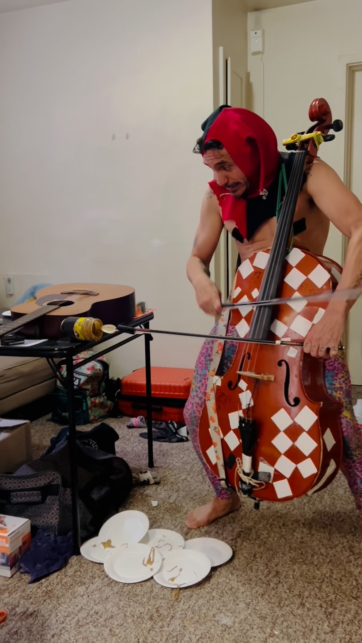 Instagram post by @rushadicus for SunButter. Caption reads: "no lunch til you practice!" -hmm
the kazoo became....