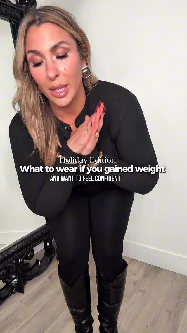 Instagram post by @stylemechristine2 for SPANX. Caption reads: A go-to outfit formula I swear by:
Step 1: Start....