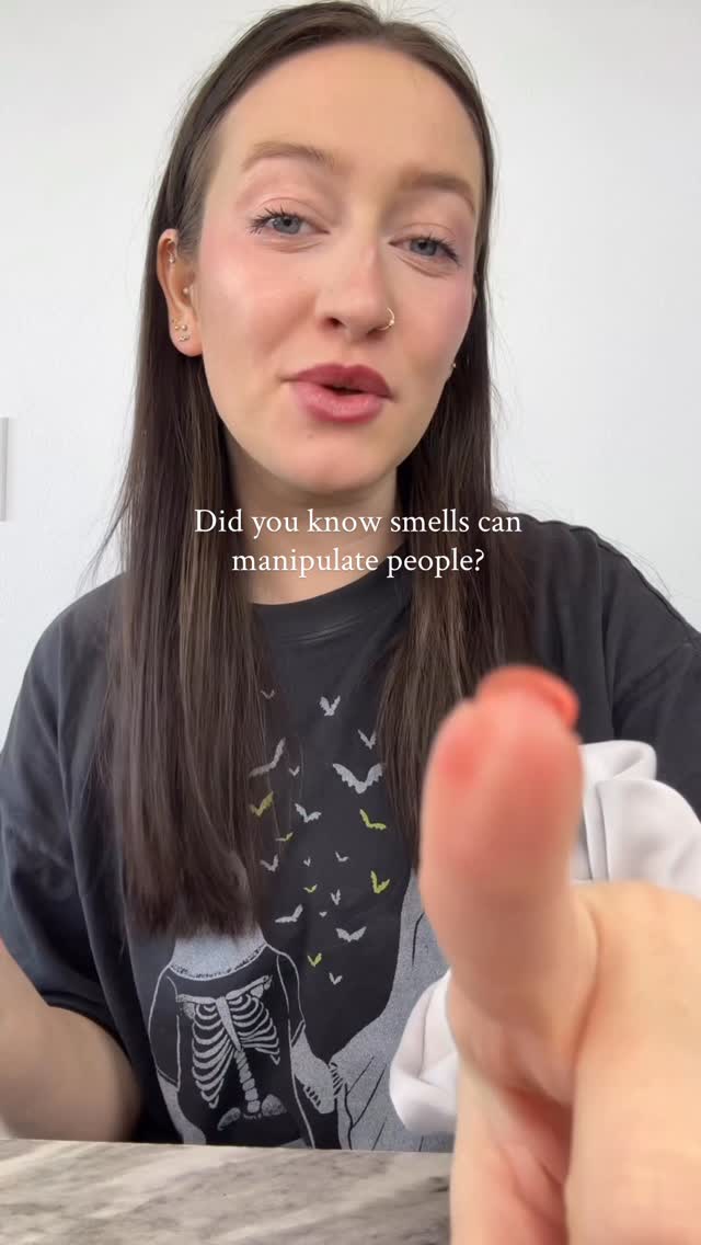 Instagram post by @literallylizzi for Noteworthy Scents. Caption reads: Some perfumes you choose, other scents choose you....