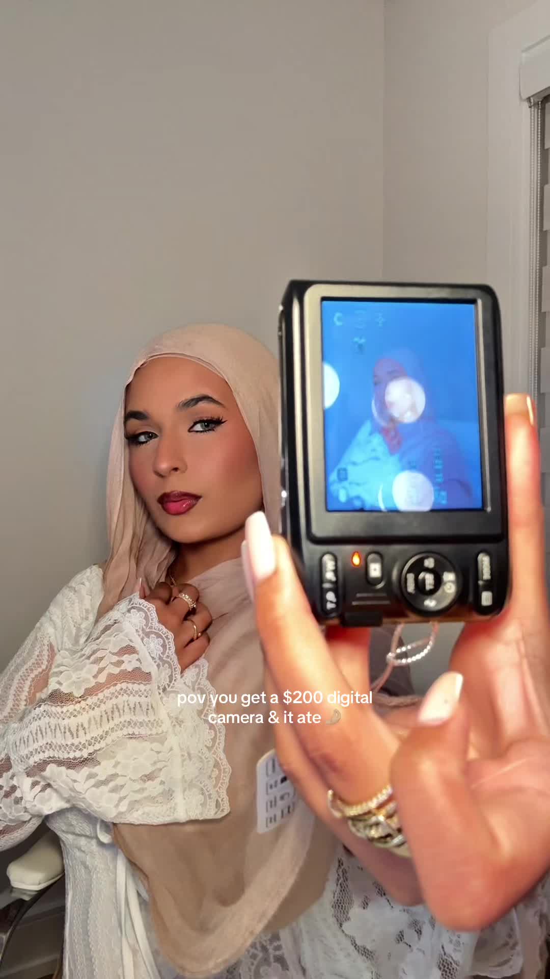 TikTok post by @urfavbrowngirll for Kodak Photo Printer. Caption reads: The end pics >> Kodak FIXPRO FZ45 @Kodak Photo....