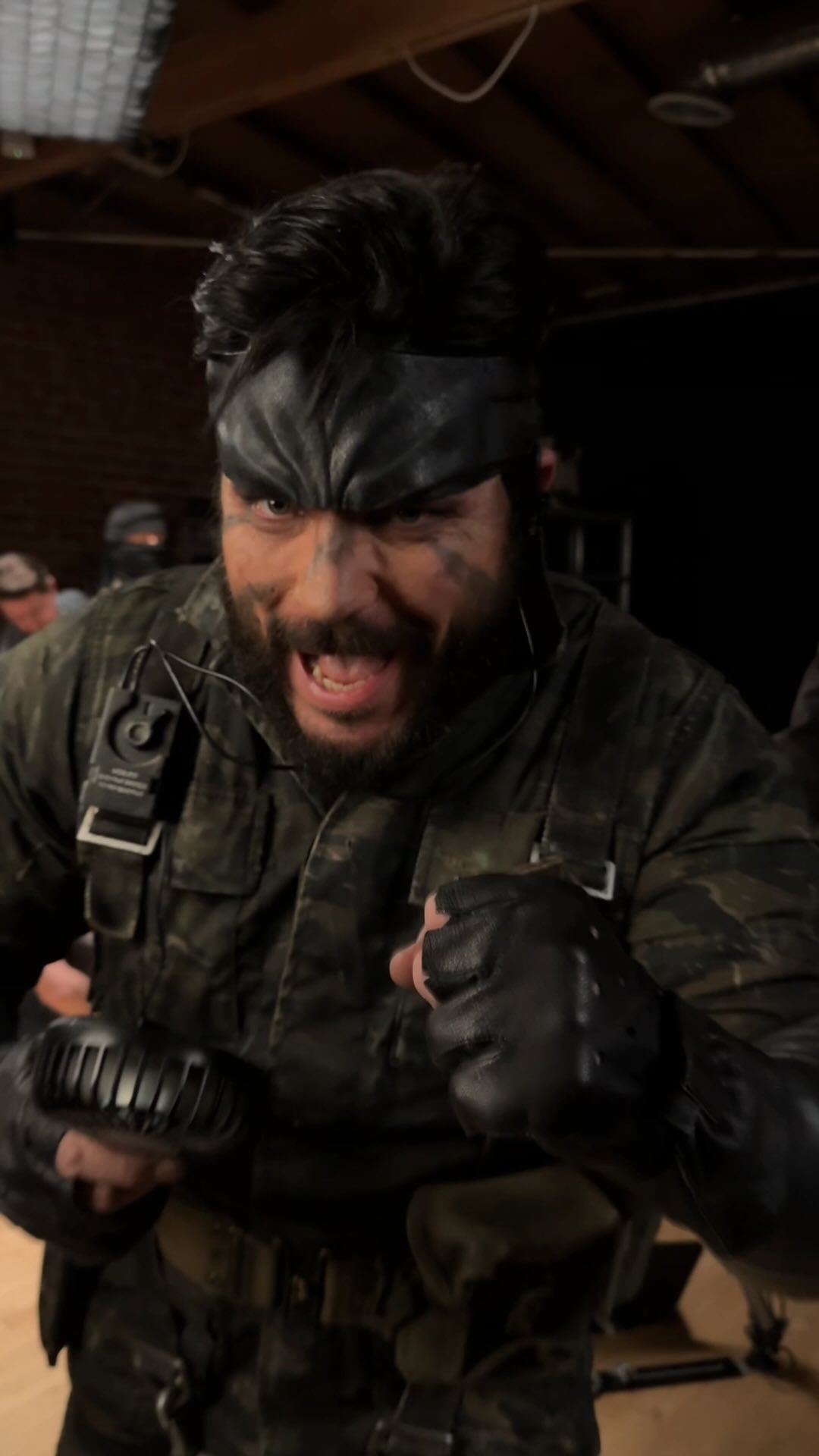 Instagram post by @maul_cosplay for Konami. Caption reads: AD / 🎬 I can finally spill the secret from....