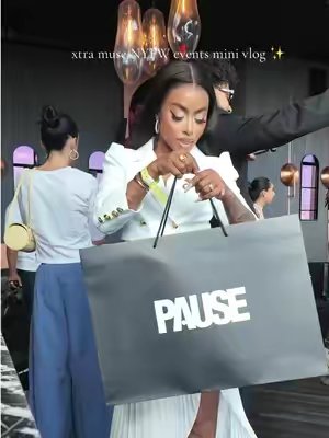 TikTok post by @petite3ssence for Xtra Direct. Caption reads: The most convenient vlog camera @Xtra Direct....