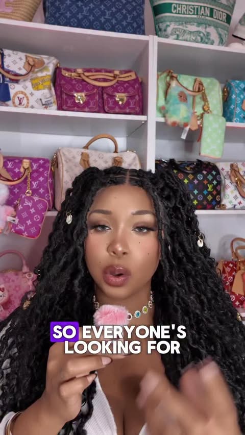 Instagram post by @vivalapinkposh for Alibaba.com. Caption reads: [...] smoother this new AI update from....