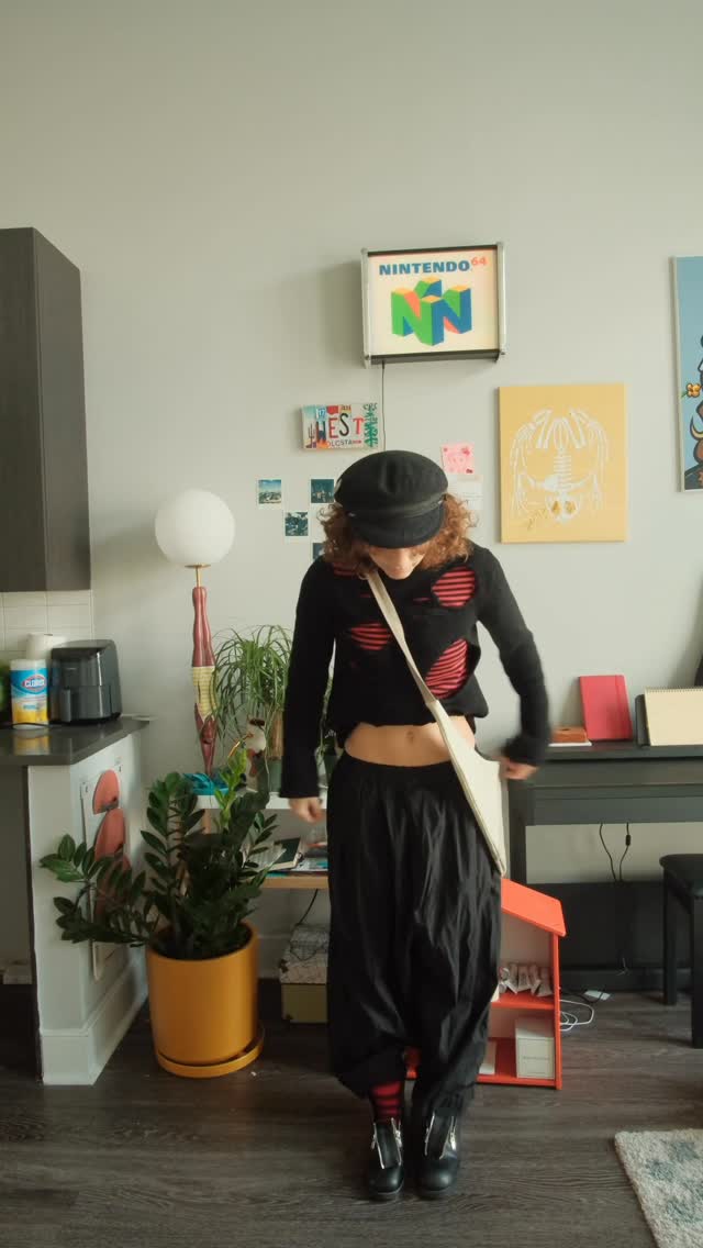 Instagram post by @claralilywest for Poshmark. Caption reads: I love styling fun pieces in my closet🙇🏽‍♀️ if....