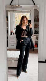Instagram post by @victoria for Bluebella Lingerie. Caption reads: ad You know how i feel about pairing this suit....
