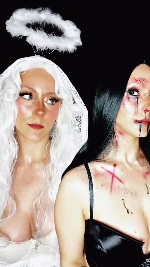 Instagram post by @thegratefulgore for MocoQueen. Caption reads: 🪽 saved? Gemini Makeup ♊️ What’s your sign?....