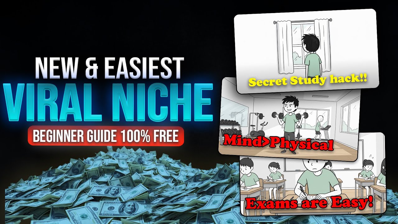 YouTube post by @GrowWithKaz for ElevenLabs. Caption reads: This Niche is Going Viral Now! | Youtube....