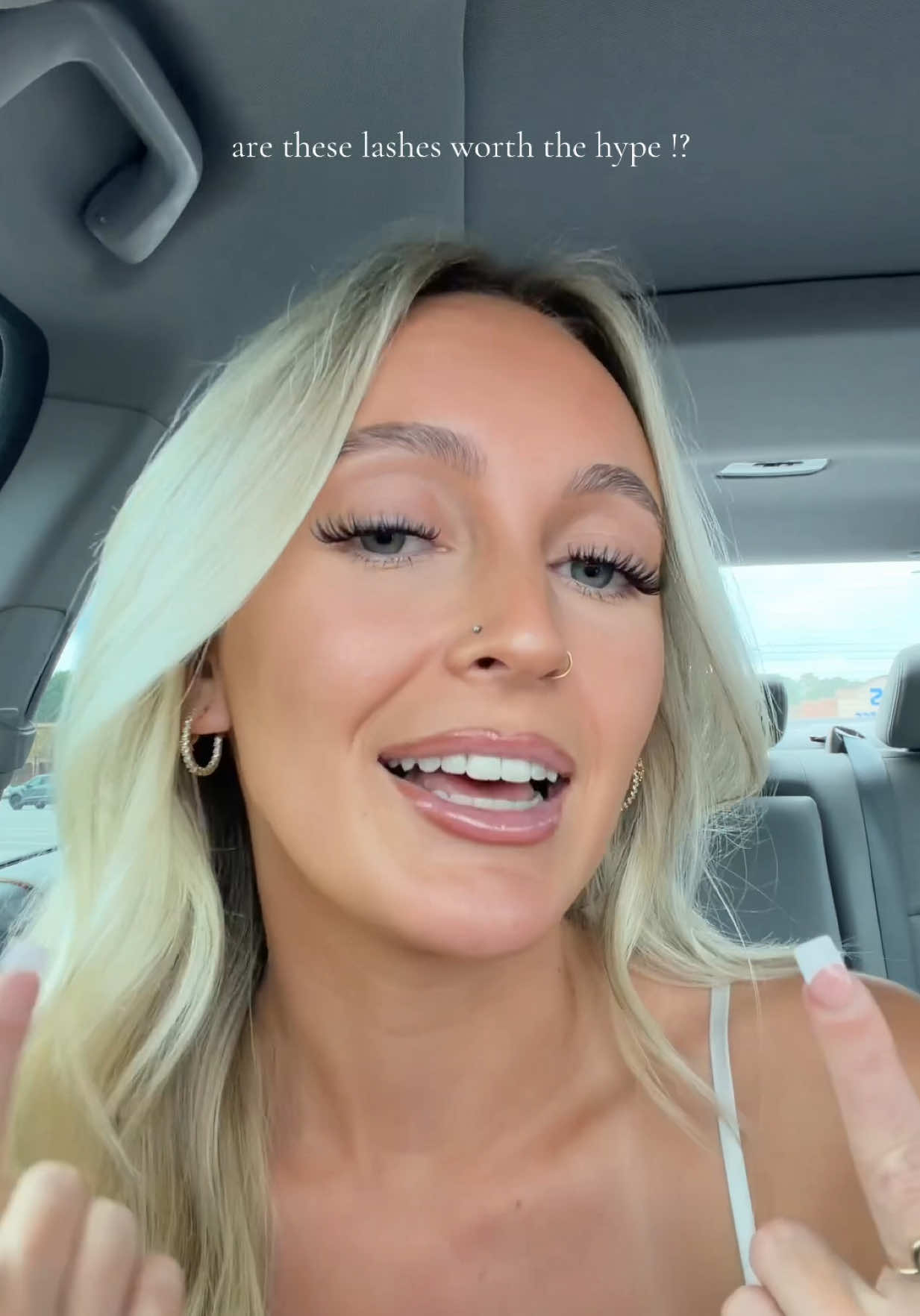 TikTok post by @callme.tyler for KEYYOU LASH. Caption reads: [...] i used to wear these lashes everyday!....