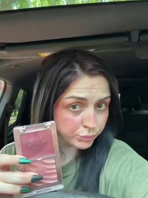 TikTok post by @findswithholly for Hard Candy. Caption reads: Okayyy Blush On Lock 👀 I see you @Hard Candy 💗....