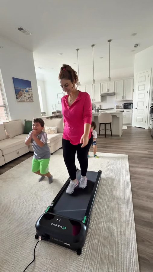 Instagram post by @2bebek1damla for UREVO. Caption reads: [...] down but now I can keep up 💫
With the UREVO....