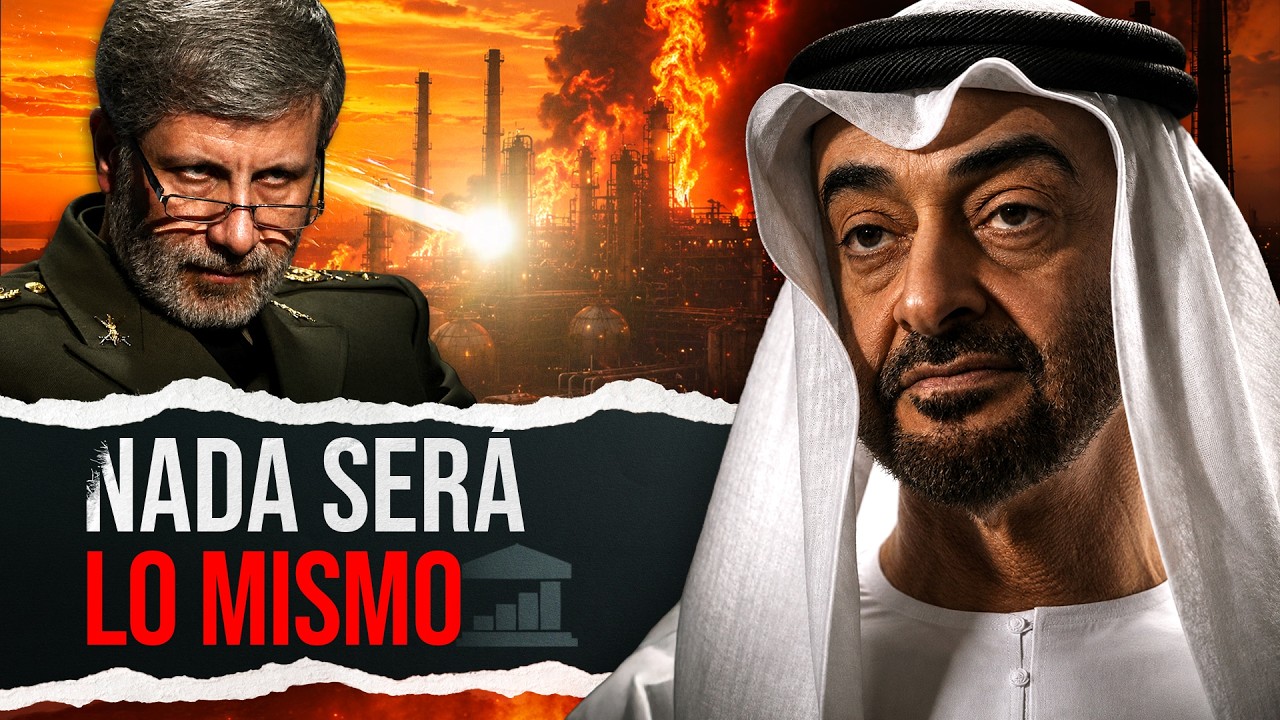 YouTube post by @VisualPolitik for TM Trade. Caption reads: Iran achieves its objective: Arab petromonarchies....