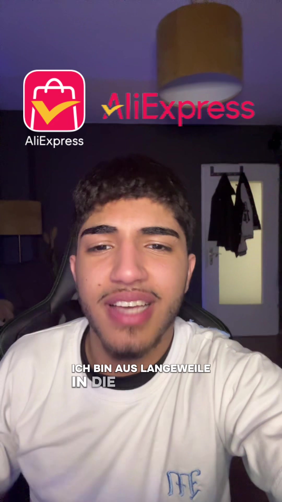 TikTok post by @mffcreed for AliExpress. Caption reads: Anzeige | #AliExpress #AliExpressfinds #ecommerce....