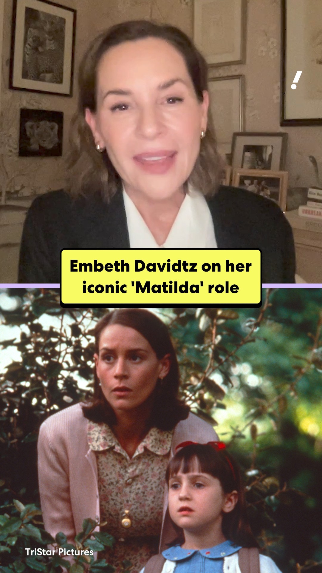 Instagram post by @embethdavidtz for Yahoo. Caption reads: It's been 29 years since "Matilda" was released,....