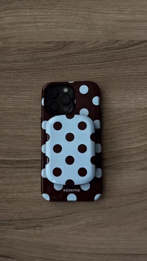 Instagram post by @liv.therose for KaseMe. Caption reads: A phone case for every fit 🤳🏽🤍 Receive up to....