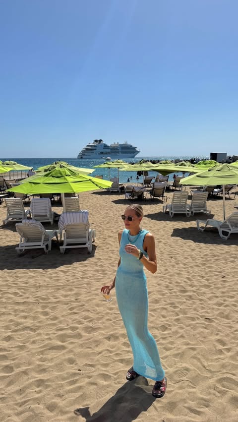 Instagram post by an influencer for Seabourn. Caption reads: [...] surf was number one on my @seabourncruise....