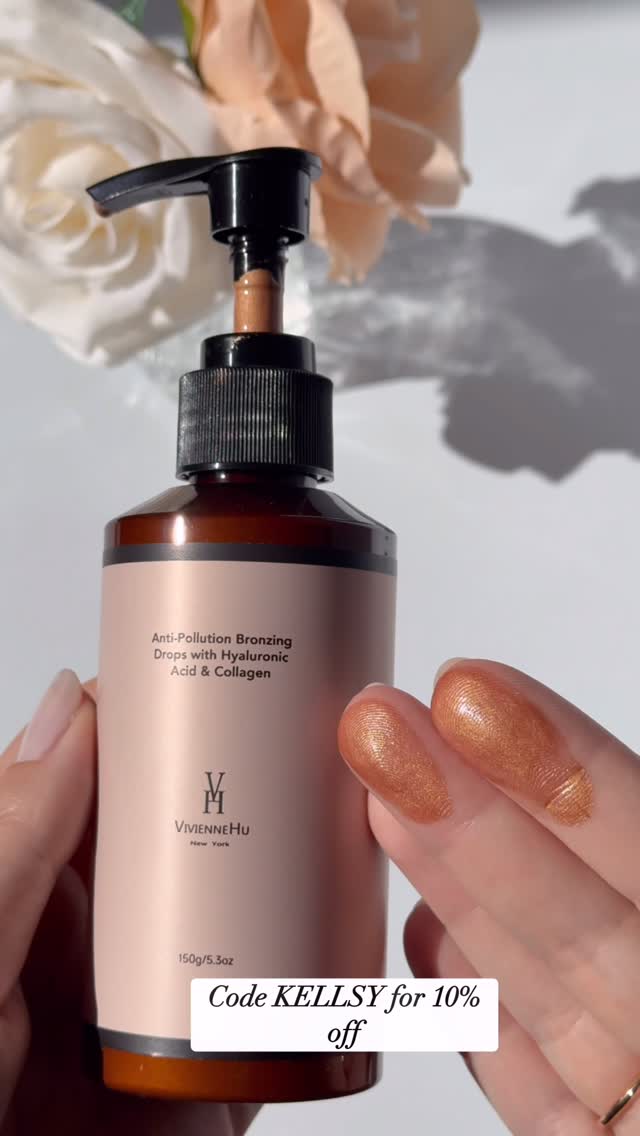 Instagram post by @kellsy2901 for Vivienne Hu. Caption reads: [...] Acid Bronzing Serum Drops from....