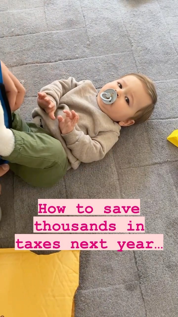 Instagram post by @steezdiaz for The Rainmaker Family. Caption reads: How to save thousands on taxes while leaving a....